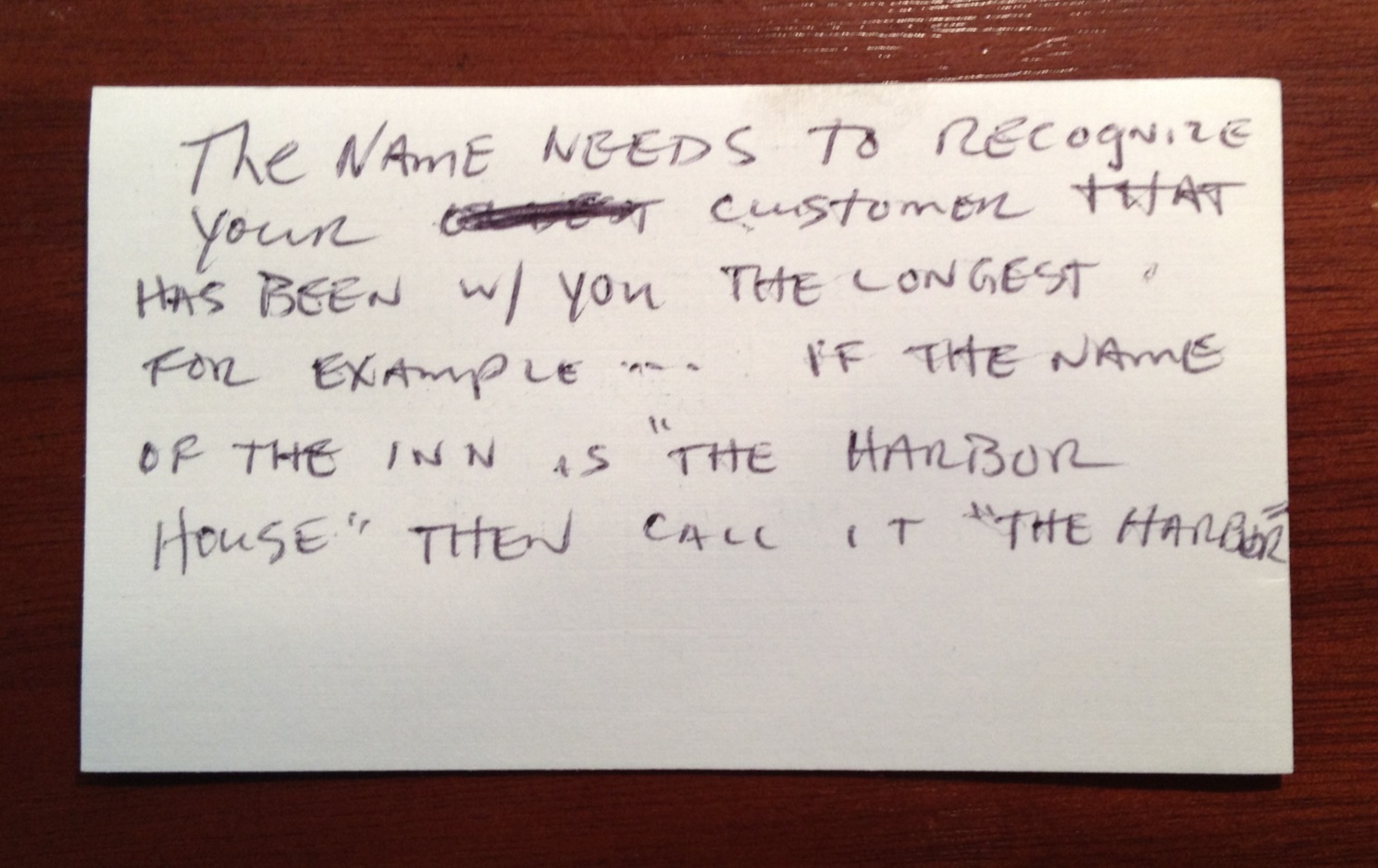 photo 1 Photo of suggestion note