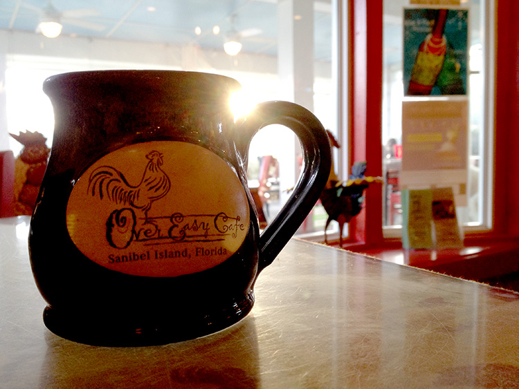 over easy cafe mug