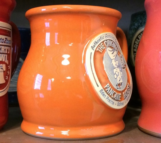 orange mug