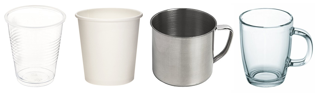 different mug materials 
