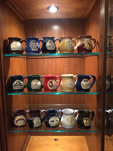 Deneen Pottery mug collection 