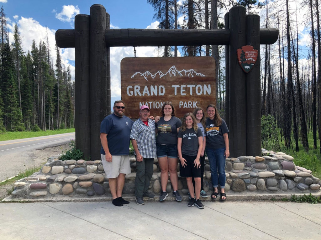 national park road trip grand Teton 