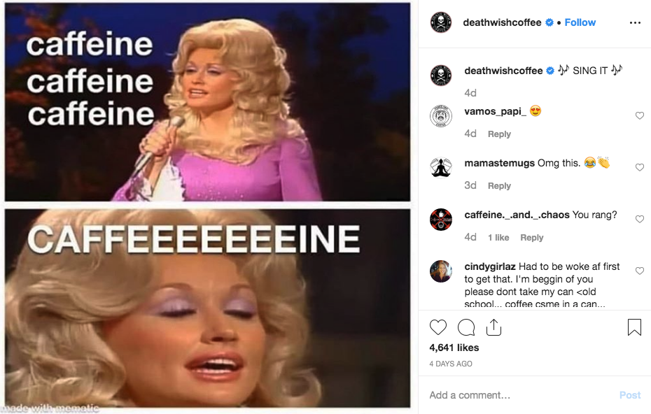 dolly coffee meme