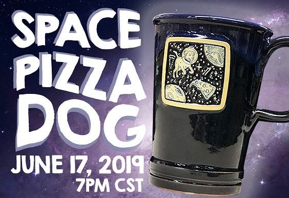 space pizza dog